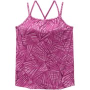 ダンスキン アロンジェプリントキャミソール DANSKIN ALLONGE PRINT CAMISOLE DC10111P プラム(PM) Sサイズ [フィットネス ヨガ カップ付きシャツ レディース]