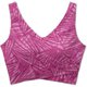 ダンスキンアロンジェプリントミドルトップ DANSKIN ALLONGE PRINT MIDDLE TOP DC121104P プラム(PM) Mサイズ [スポーツブラ]