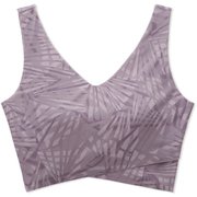 ダンスキンアロンジェプリントミドルトップ DANSKIN ALLONGE PRINT MIDDLE TOP DC121104P トープ(UP) Sサイズ [スポーツブラ]