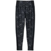 フラワープリントレギンス FLOWER PRINT LEGGINGS DC221102P ブラック(K) Sサイズ [フィットネス ヨガ タイツ レディース]