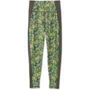 フラワープリントレギンス FLOWER PRINT LEGGINGS DC221102P モスグリーン(MO) Sサイズ [フィットネス ヨガ タイツ レディース]
