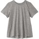 オールデイアクティブショートスリーブティー ALL DAY ACTIVE S/S TEE DC50102 ミックスグレー(Z) Mサイズ [フィットネス ヨガ シャツ レディース]