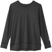 オールデイアクティブロングスリーブティー ALL DAY ACTIVE L/S TEE DC50103 ブラック(K) Mサイズ [フィットネス ヨガ シャツ レディース]
