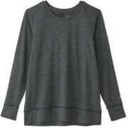 オールデイアクティブロングスリーブティー ALL DAY ACTIVE L/S TEE DC50103 ブラックネイビー(KN) Mサイズ [フィットネス ヨガ シャツ レディース]