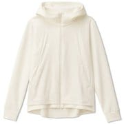 エアリースウェットウィンドフーディ AIRY SWEAT WIND HOODIE DC521104 ジャスミンホワイト(JW) Mサイズ [フィットネス ヨガ パーカー レディース]