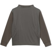 エアリースウェットウィンドトップ AIRY SWEAT WIND TOP DC521105 トリュフ(TR) Mサイズ [フィットネス ヨガ スウェット レディース]