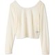シアースラブロングスリーブカバートップ SHEER SLUB L/S COVER TOP DC521108 ジャスミンホワイト(JW) Mサイズ [フィットネス ヨガ シャツ レディース]