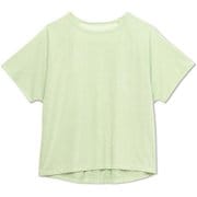 ハイブリッドベントチュールカバートップ HYBRID VENT TULLE COVER TOP DC721109 アイスミント(IM) Lサイズ [フィットネス ヨガ シャツ レディース]
