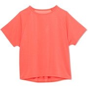 ハイブリッドベントチュールカバートップ HYBRID VENT TULLE COVER TOP DC721109 バーミリオン(VE) Mサイズ [フィットネス ヨガ シャツ レディース]