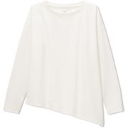 ダイアゴナルヘムプルオーバー DIAGONAL HEM PULL OVER DMF521105 ジャスミンホワイト(JW) サイズ2 [フィットネス ヨガ シャツ レディース]