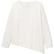 ダイアゴナルヘムプルオーバー DIAGONAL HEM PULL OVER DMF521105 ジャスミンホワイト(JW) サイズ3 [フィットネス ヨガ シャツ レディース]