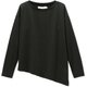 ダイアゴナルヘムプルオーバー DIAGONAL HEM PULL OVER DMF521105 ブラック(K) サイズ3 [フィットネス ヨガ シャツ レディース]