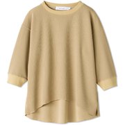 サーマルスリークォーターティー THERMAL 3/4 TEE DMF521106 ライトベージュ(BL) サイズ3 [フィットネス ヨガ シャツ レディース]