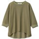 サーマルスリークォーターティー THERMAL 3/4 TEE DMF521106 オリーブグリーン(OG) サイズ3 [フィットネス ヨガ シャツ レディース]