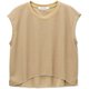 サーマルフレンチスリーブ THERMAL FRENCH SLEEVE DMF521107 ライトベージュ(BL) サイズ2 [フィットネス ヨガ シャツ レディース]