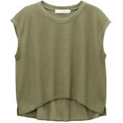 サーマルフレンチスリーブ THERMAL FRENCH SLEEVE DMF521107 オリーブグリーン(OG) サイズ3 [フィットネス ヨガ シャツ レディース]