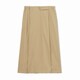 スリーレイヤーストレッチタックドスカート 3L STRETCH TUCKED SKIRT DMF621100 ライトベージュ(BL) サイズ2 [フィットネス ヨガ スカート レディース]
