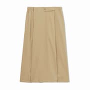 スリーレイヤーストレッチタックドスカート 3L STRETCH TUCKED SKIRT DMF621100 ライトベージュ(BL) サイズ3 [フィットネス ヨガ スカート レディース]