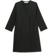 シェルタリングラペルレスコート SHELTERING LAPELLESS COAT DMF321101 ブラック(K) サイズ2 [フィットネス ヨガ コート レディース]