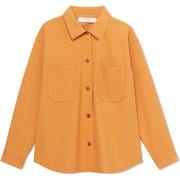 シェルタリングシャツ SHELTERING SHIRT DMF321102 ダークオレンジ(DO) サイズ2 [フィットネス ヨガ ジャケット レディース]