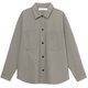 シェルタリングシャツ SHELTERING SHIRT DMF321102 ストーングレー(ON) サイズ2 [フィットネス ヨガ ジャケット レディース]