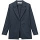 ストレッチテイラードジャケット STRETCH TAILORED JACKET DMF321106 ネイビー(N) サイズ1 [フィットネス ヨガ ジャケット レディース]