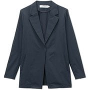 ストレッチテイラードジャケット STRETCH TAILORED JACKET DMF321106 ネイビー(N) サイズ1 [フィットネス ヨガ ジャケット レディース]
