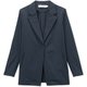 ストレッチテイラードジャケット STRETCH TAILORED JACKET DMF321106 ネイビー(N) サイズ3 [フィットネス ヨガ ジャケット レディース]