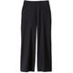 シェルタリングワイドパンツ SHELTERING WIDE PANTS DMF421100 ブラック(K) サイズ1 [フィットネス ヨガ パンツ レディース]