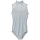 ダンスキンハイネックドレオタード DANSKIN HIGH NECKED LEOTARD DA121100 フロストブルー(FR) Sサイズ [フィットネス ヨガ シャツ レディース]