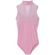 ダンスキンハイネックドレオタード DANSKIN HIGH NECKED LEOTARD DA121100 オーキッドピンク(OP) Mサイズ [フィットネス ヨガ シャツ レディース]