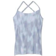 スキニッシュプリントキャミソール SKINISH PRINT CAMISOLE DA10302P ラピスラズリ(LZ) Lサイズ [フィットネス ヨガ カップ付きシャツ レディース]