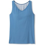スキニッシュVネックタンク SKINISH V-NECK TANK DA10303 スモークブルー(KE) Sサイズ [フィットネス ヨガ カップ付きシャツ レディース]