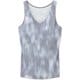 スキニッシュプリントVネックタンク SKINISH PRINT V-NECK TANK DA10303P ラピスラズリ(LZ) Lサイズ [フィットネス ヨガ カップ付きシャツ レディース]