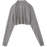 バレエセットシュラッグ BALLET SHRUG DA50302 ミックスグレー(Z) Mサイズ [フィットネス ヨガ シャツ レディース]
