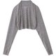 バレエセットシュラッグ BALLET SHRUG DA50302 ミックスグレー(Z) Lサイズ [フィットネス ヨガ シャツ レディース]