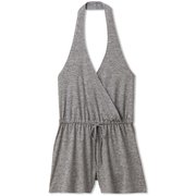 バレエショートロンパー BALLET SHORT ROMPER DA521102 ミックスグレー(Z) Lサイズ [フィットネス ヨガ ショートパンツ レディース]