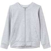 キッズオールデイアクティブカラーレスジャケット KIDS ADAJ COLLARLESS JACKET DAJ521170 ミディアムグレー(MH) 140サイズ [アウトドア ジャケット キッズ]