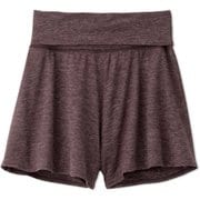 バレエフレアショート BALLET FLARE SHORT DA621150 グレープワイン(GW) Sサイズ [フィットネス ヨガ ショートパンツ レディース]