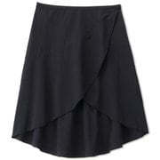 バレエラップスカート BALLET WRAP SKIRT DA40353 ブラック(K) [フィットネス ヨガ スカート レディース]