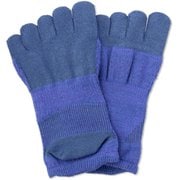 ファイブフィンガーグリップサポートソックス FIVE FINGER GRIP SUPPORT SOCKS DA9211601 ディープブルー(EP) サイズ23 [フィットネス ヨガ ソックス レディース]