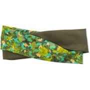 プリントヘアバンド PRINT HAIR BAND DA9211771 モスグリーン(MO) [スポーツウェア アクセサリ ヘッドバンド]