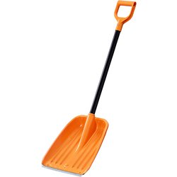 雪離れのよい除雪スコップ オレンジ