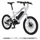 E-Bike（スポーツ電動アシスト自転車） EASEL-E 390mm 外装8段変速 EASEL-E（390）（AK） LG WHITE