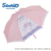 21BON-50A [キャラクター1コマ透明ジャンプ式 雨傘 50cm ボンボンリボン]