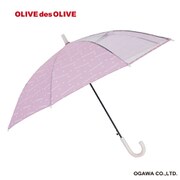オリーブドットロゴ 長傘 55cm OLIVEdesOLIVE パープル OL-49-55A PP