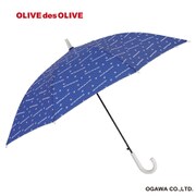 オリーブドットロゴ 長傘 58cm OLIVEdesOLIVE ネイビー OL-49-58A NV