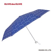 OL-49-55C NV [オリーブドットロゴ 折りたたみ傘 OLIVEdesOLIVE ネイビー]