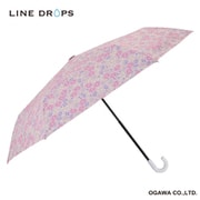 LD-KPS-P1M [LINEDROPS子供日傘 折りたたみ傘 手開き式 晴雨兼用 コバナ]