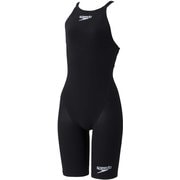 【WA承認】(FINA：国際水泳連盟)ファストスキンプロ3オープンバックニースキン Fastskin ProIII Openback Kneeskin SCW12101F ブラック K Lサイズ [競泳水着 レディース]